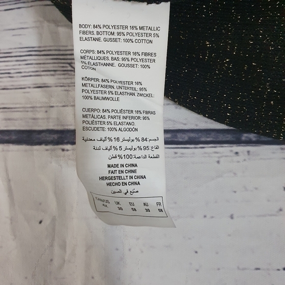 Love & Legend Metallic Long Sleeves Bodysuit - Picture 7 of 7